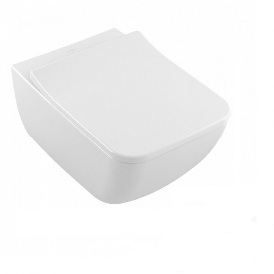 Унитаз подвесной Villeroy & Boch Venticello 37,5x56 4611RS01 сиденье Duroplast, SoftClose