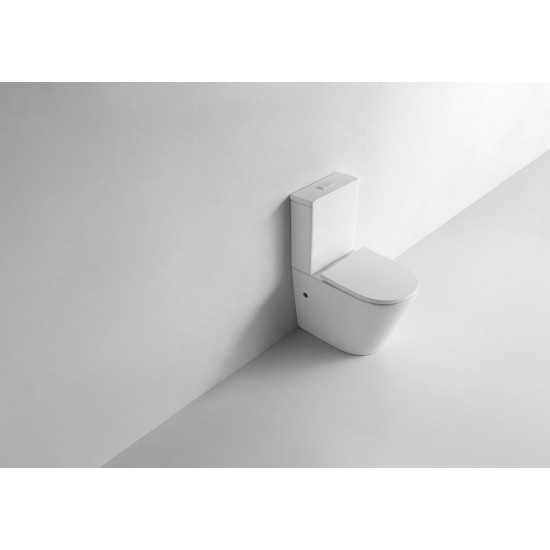 Унитаз напольный Ceramalux 2178 безободковый Soft Close