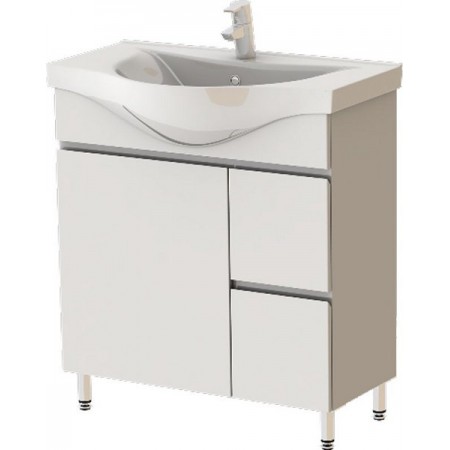Тумба под умывальник Ювента Моника М4-75 белая