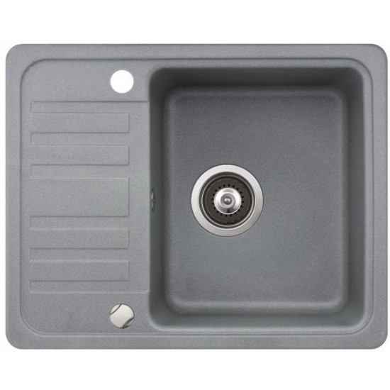 Кухонная мойка Aquasanita NOTUS SQ 102 202 AW 57,5x46 Alumetallic