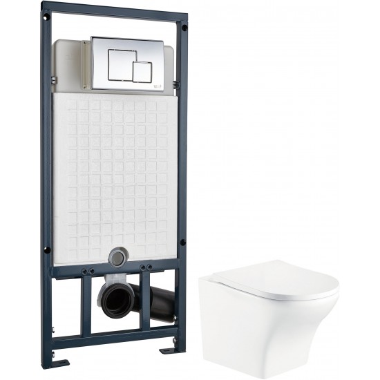 Комплект инсталляции Welt-Wasser Marberg 507 SE с подвесным унитазом Welt-Wasser Odenbach 004 MT-WT
