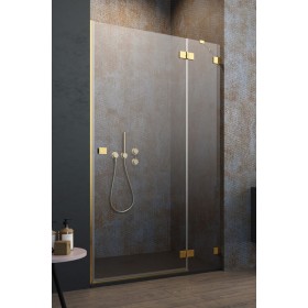 Душевая дверь Radaway Essenza Pro Gold DWJ 110x200 L стекло прозрачное/золото