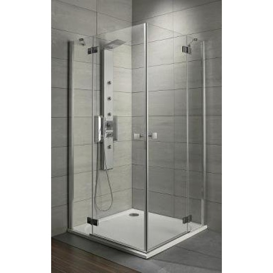 Душевой уголок Radaway Almatea KDD 75 75x90 графит/хром