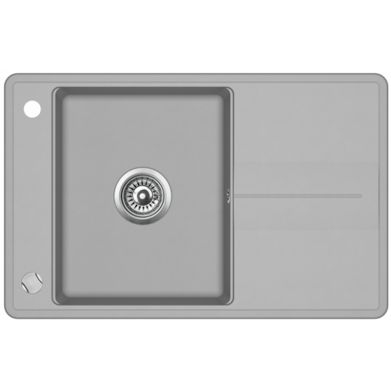 Кухонная мойка Aquasanita BELLA SQB 101 220 AW 78x50 Argent