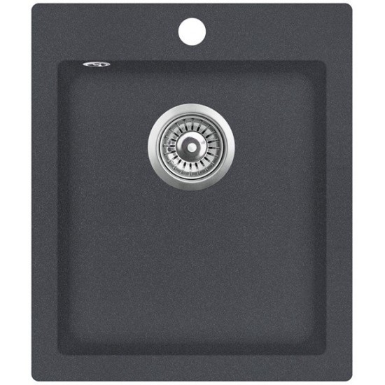Кухонная мойка Aquasanita SIMPLEX SQS 100 222 W 42,5x50 Graphite