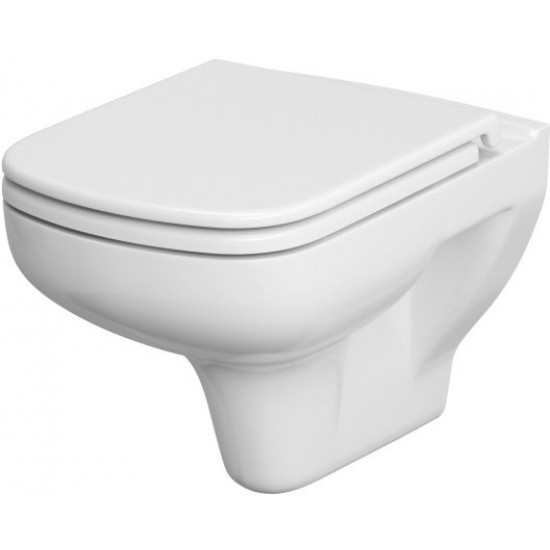 Унитаз подвесной Cersanit Colour Clean On 52,5x36 сиденье Duroplast, Lifting, Easy Off