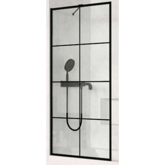 Шторка на ванну Radaway Modo New Black PNJ Factory 100 (прозрачное)
