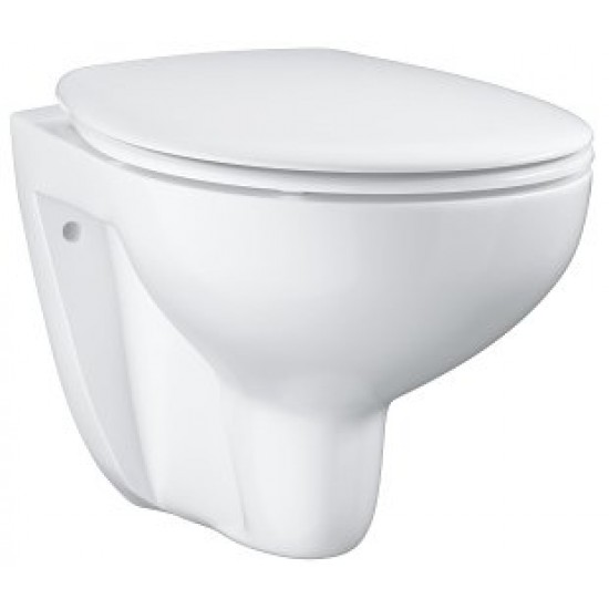 Унитаз Grohe Bau Ceramic 39351000 53,1x36,8 подвесной + сиденье микролифт