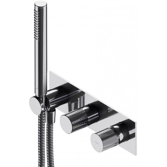 Смеситель для ванны и душа скрытого монтажа Omnires Contour CT8035/1CR хром