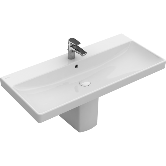 Умывальник мебельный Villeroy & Boch Avento 100x47 с отверстием под смеситель, с переливом