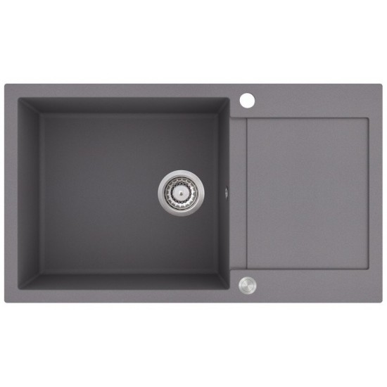Кухонная мойка Aquasanita Tesa plus SQT 104 202 AW 86x50 alumetallic