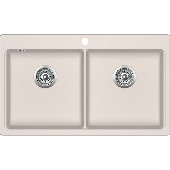 Кухонная мойка Aquasanita MAGNA SQM 200 111 AW 86x51 Silica