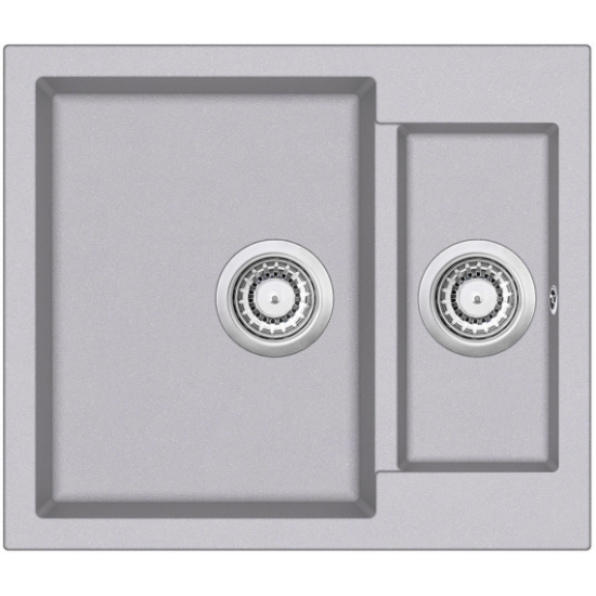 Кухонная мойка Aquasanita Tesa SQT 150 202 AW 58x50 Alumetallic
