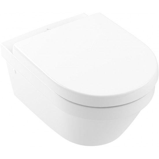 Унитаз подвесной Villeroy & Boch Aveo 4694 HR 01 37x53 SoftClose белый
