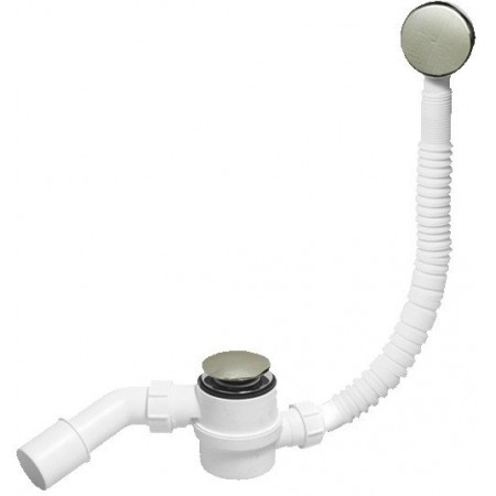 Сифон для ванны McAlpine HC2600CLSN Click-clack, с прочисткой снаружи