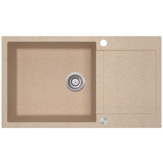 Кухонная мойка Aquasanita Tesa plus SQT 104 110 AW 86x50 beige