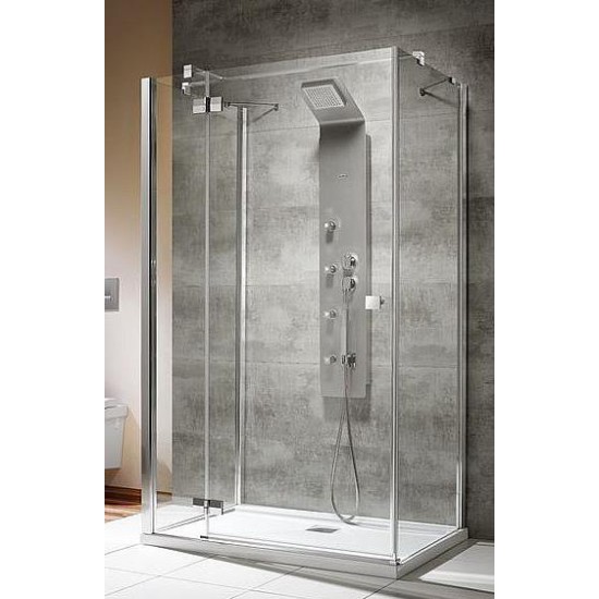 Душевой уголок Radaway Almatea KDJ+S 90x90 прозрачное/хром