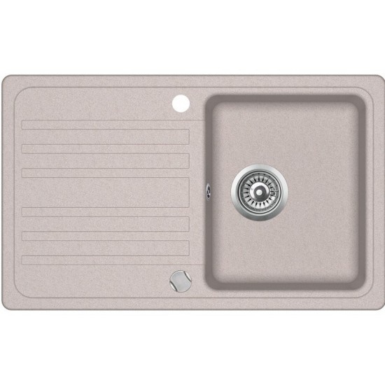 Кухонная мойка Aquasanita NOTUS SQ 101 110 AW 76,5x46 Beige