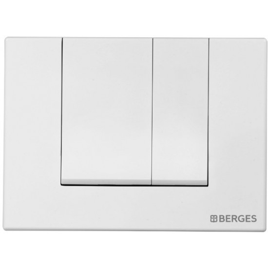 Клавиша для инсталляции Berges Novum S4 040044 Soft Touch белая