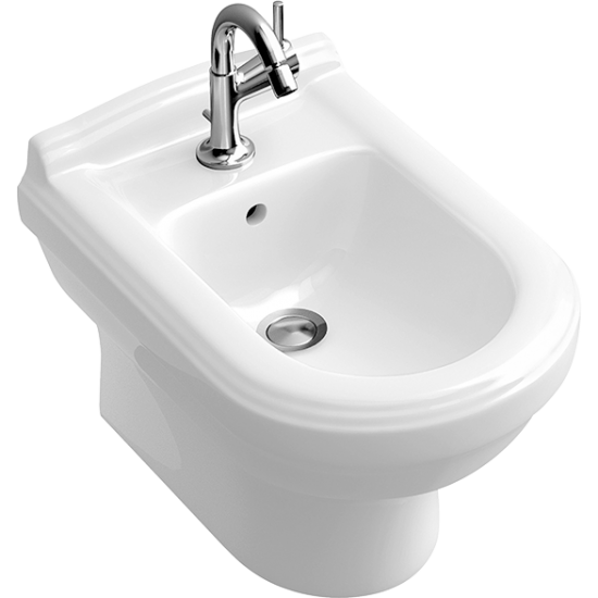 Биде подвесное Villeroy & Boch Hommage 37x60 7441B0R2, CeramicPlus