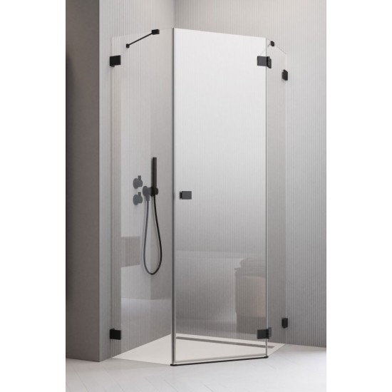 Душевой уголок Radaway Essenza Pro Black PTJ 90x90 прозрачное/черный