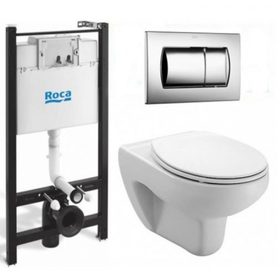 Инсталляция с унитазом Roca ПЭК Mateo 4в1 7893100010
