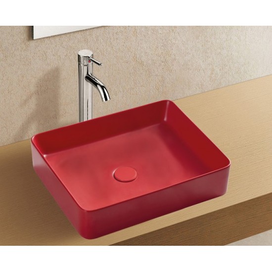 Умывальник накладной Welt-Wasser ELBACH 2195 MR 50x39 матовый красный Умывальник накладной Welt-Wasser ELBACH 2195 MR 50x39 матовый красный