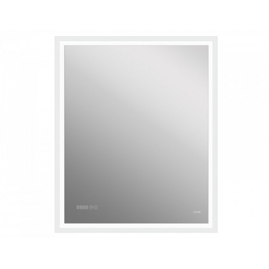 Зеркало Cersanit Led 080 Design Pro 70x85 (подсветка, часы, антизапотевание)