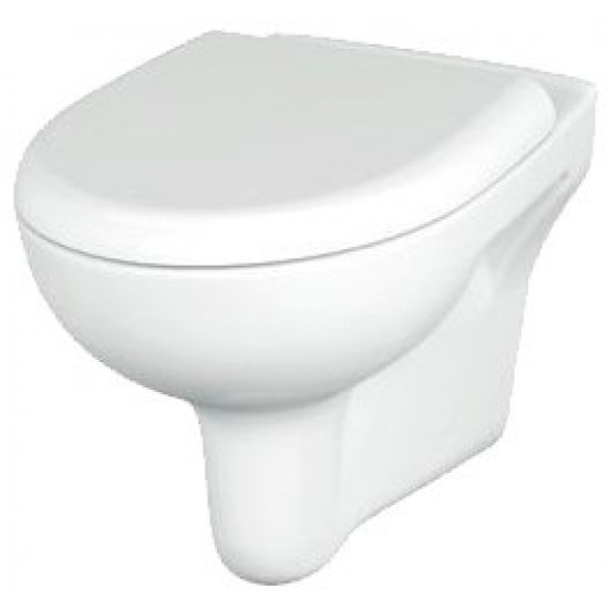 Унитаз подвесной Cersanit NATURE NEW CLEAN ON с крышкой Duroplast микролифт 54,5x36,5