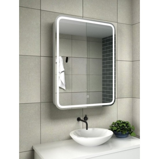 Зеркало-шкаф Relisan Angelica 60x80 с подсветкой