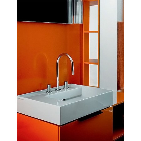 Раковина- чаша с полочкой слева Laufen Kartell by Laufe 8.1033.5.000.104.1 60x46