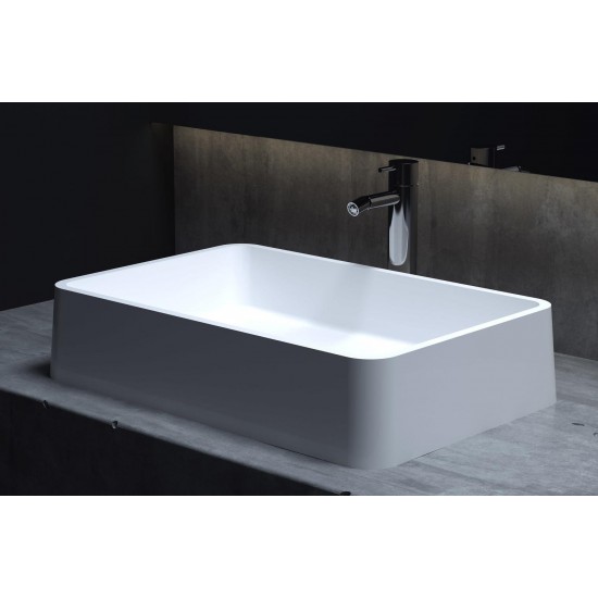 Умывальник накладной Salini Gloria 307 59,5x39,5 Solix матовый
