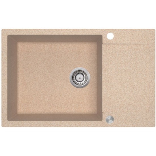 Кухонная мойка Aquasanita Tesa plus SQT 105 110 AW 78x50 beige