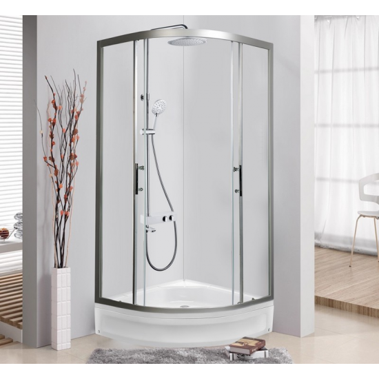 Душевой уголок с поддоном Welt-Wasser WW500 С 100/189-24 XL 100x100 см