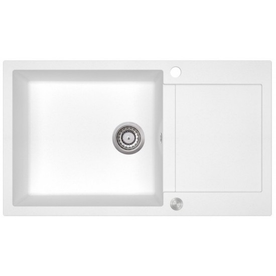 Кухонная мойка Aquasanita Tesa plus SQT 104 710 AW 86x50 alba