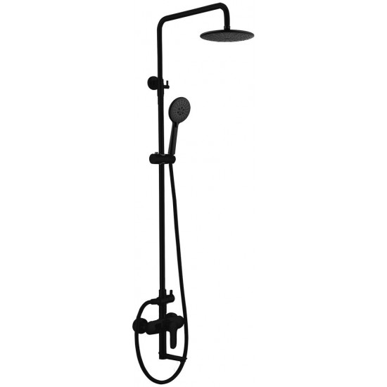 Душевая стойка ABBER Eleganz AF8316B с изливом черная