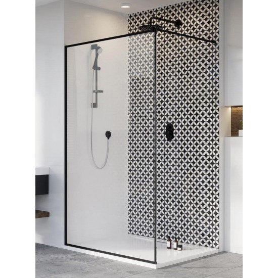 Душевой уголок Radaway Walk-in Modo X II Black Frame 65