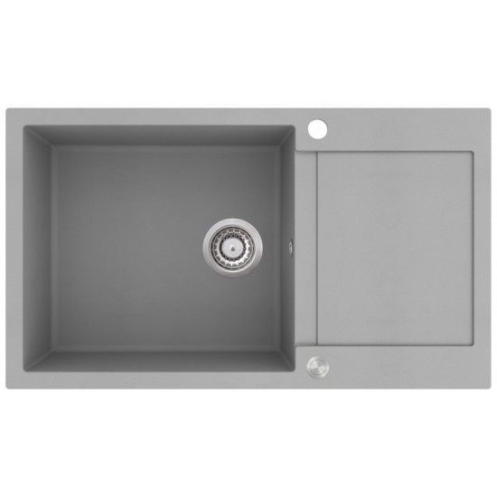 Кухонная мойка Aquasanita Tesa plus SQT 104 220 AW 86x50 argent