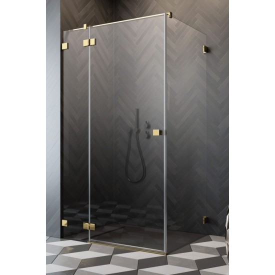 Душевой уголок Radaway Essenza Pro Gold KDJ L 90x90 прозрачное/золото