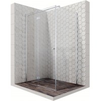 Душевой уголок Ambassador Diamond 12011108L прямоугольный 120x90x200 (прозрачное стекло / профиль хром)