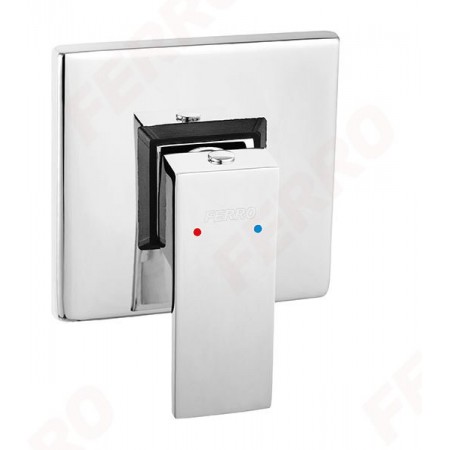 Смеситель для душа скрытого монтажа Ferro Zicco BZI7PA хром