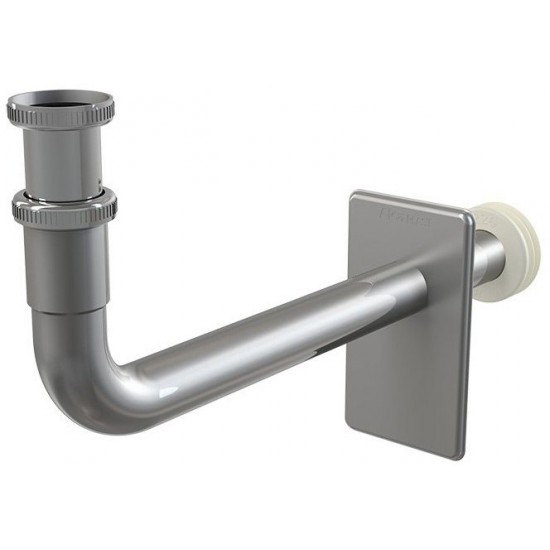 Колено с гайкой Alcaplast A438
