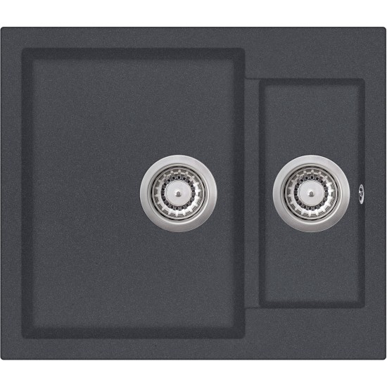 Кухонная мойка Aquasanita Tesa SQT 150 222 AW 58x50 Graphite