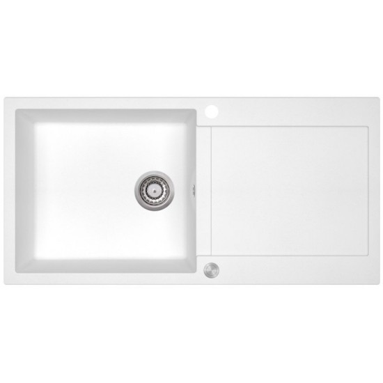 Кухонная мойка Aquasanita Tesa plus SQT 103 710 AW 100x50 alba