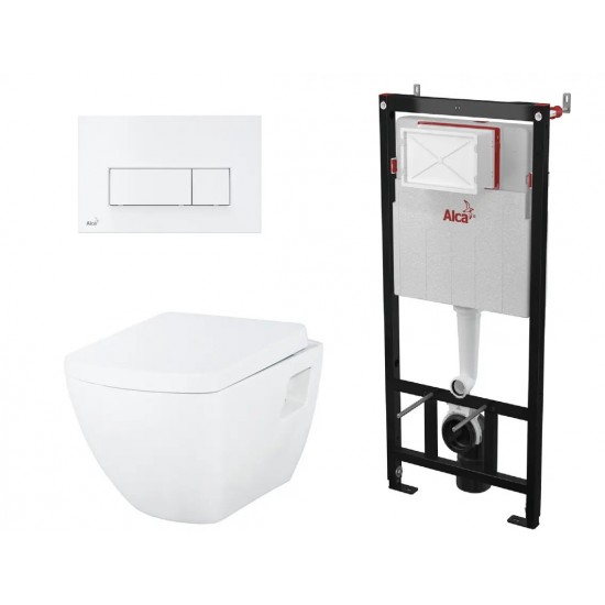 Комплект Creavit Alca инсталляции с унитазом и клавишей TP326-11CB00E-0000+KC2103.01.0000E+AM101/1120+M570 Комплект Creavit Alca инсталляции с унитазом и клавишей TP326-11CB00E-0000+KC2103.01.0000E+AM101/1120+M570