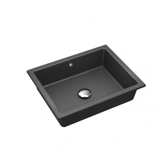 Умывальник Aquasanita BQC 50 Black Metallic 50,5x40