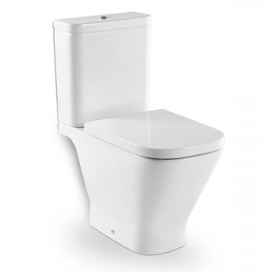 Унитаз напольный Roca The Gap 342477000 + 34147000Y + 801472001 сиденье Duroplast, SoftClose