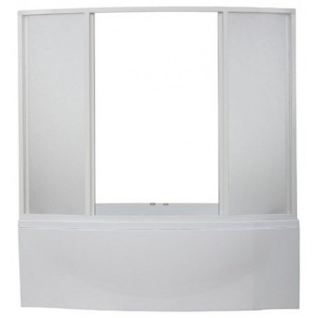 Шторка на ванну BAS Ахин 170 (4 створки прозрачное