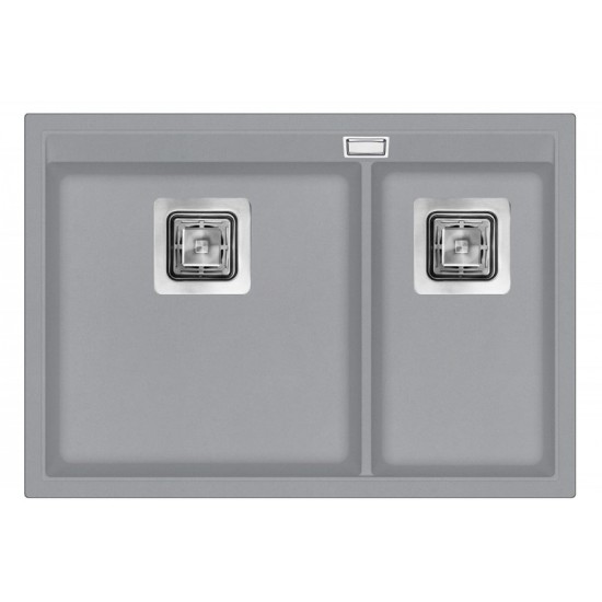 Кухонная мойка Aquasanita Delicia SQD 150 202 AW 65x45,5 Alumetallic