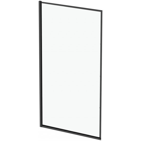 Душевая шторка Calani Faro Black 70x140 прозрачное стекло / черный профиль